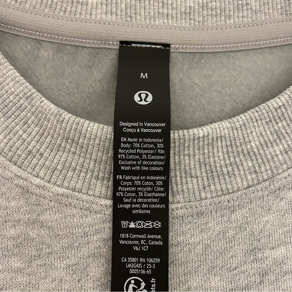 Lululemon x NFL Dallas Cowboys Steady State Crew Mens M Sweatshirt NWT - Picture 9 of 11